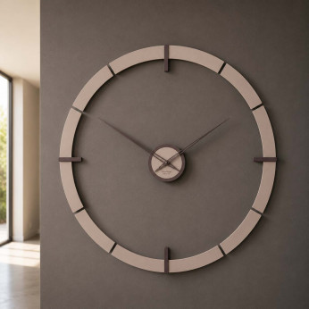 CalleaDesign Orologio da parete rotondo in legno dal design moderno e minimalista Giotto