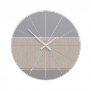 CalleaDesign Orologio da parete rotondo in legno dal design moderno ed elegante Benjamin