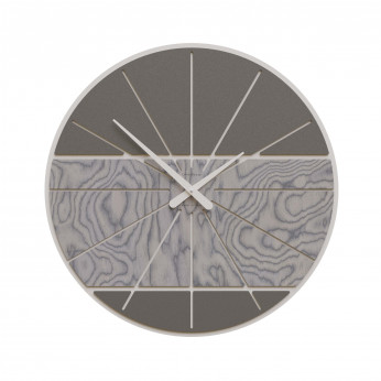 CalleaDesign Orologio da parete rotondo in legno dal design moderno ed elegante Benjamin