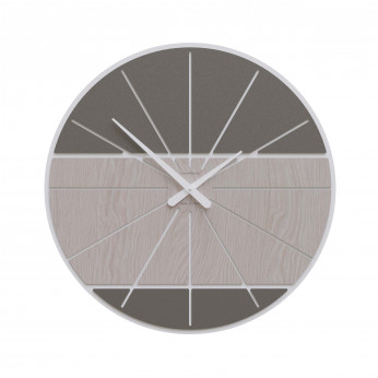 CalleaDesign Orologio da parete rotondo in legno dal design moderno ed elegante Benjamin