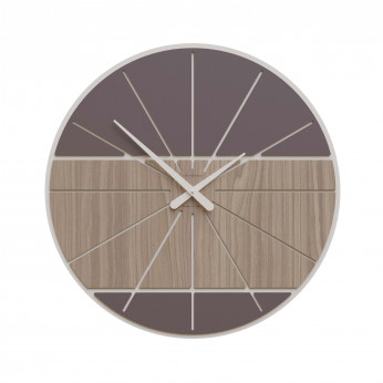 CalleaDesign Orologio da parete rotondo in legno dal design moderno ed elegante Benjamin