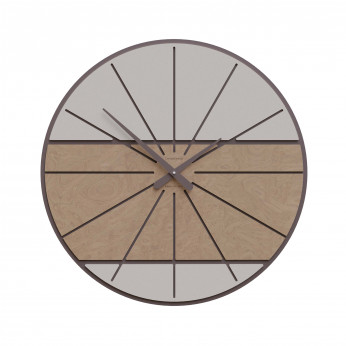 CalleaDesign Orologio da parete rotondo in legno dal design moderno ed elegante Benjamin