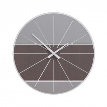 CalleaDesign Orologio da parete rotondo in legno dal design moderno ed elegante Benjamin