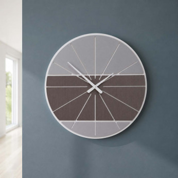 CalleaDesign Orologio da parete rotondo in legno dal design moderno ed elegante Benjamin