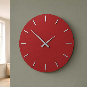 CalleaDesign Orologio da parete rotondo in legno dal design moderno ed elegante Linea Smarty