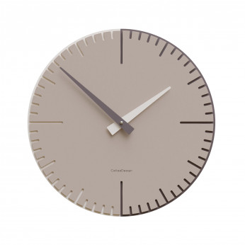 CalleaDesign Orologio da parete rotondo in legno dal design moderno Exacto
