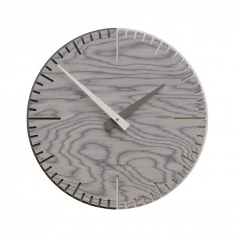 CalleaDesign Orologio da parete rotondo in legno dal design moderno Exacto