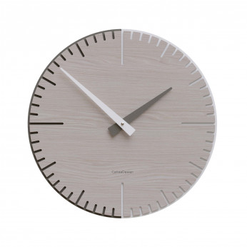 CalleaDesign Orologio da parete rotondo in legno dal design moderno Exacto