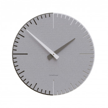 CalleaDesign Orologio da parete rotondo in legno dal design moderno Exacto