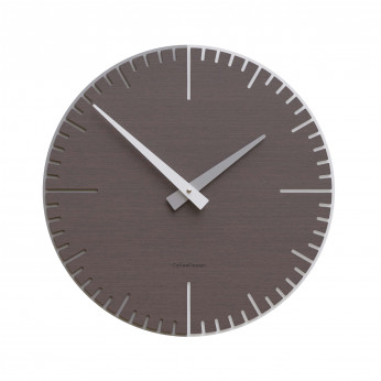 CalleaDesign Orologio da parete rotondo in legno dal design moderno Exacto