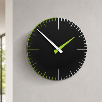 CalleaDesign Orologio da parete rotondo in legno dal design moderno Exacto
