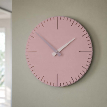 CalleaDesign Orologio da parete rotondo in legno dal design moderno Exacto