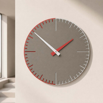 CalleaDesign Orologio da parete rotondo in legno dal design moderno Exacto