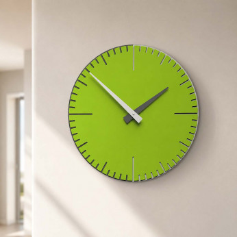 CalleaDesign Orologio da parete rotondo in legno dal design moderno Exacto