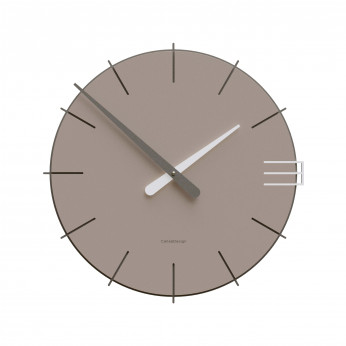 CalleaDesign Orologio da parete rotondo in legno dal design moderno Mike