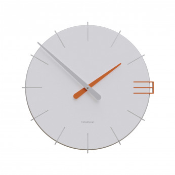 CalleaDesign Orologio da parete rotondo in legno dal design moderno Mike