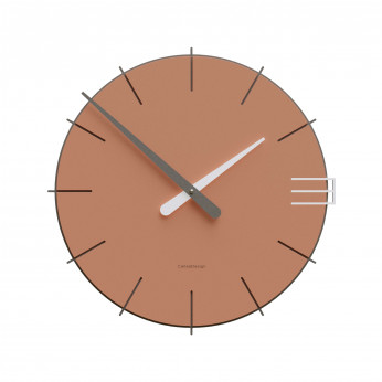 CalleaDesign Orologio da parete rotondo in legno dal design moderno Mike