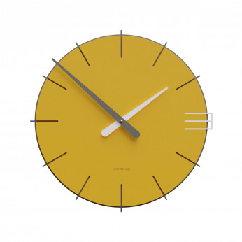 CalleaDesign Orologio da parete rotondo in legno dal design moderno Mike