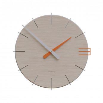 CalleaDesign Orologio da parete rotondo in legno dal design moderno Mike