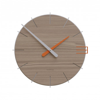 CalleaDesign Orologio da parete rotondo in legno dal design moderno Mike