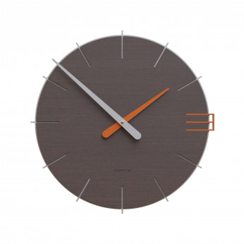 CalleaDesign Orologio da parete rotondo in legno dal design moderno Mike