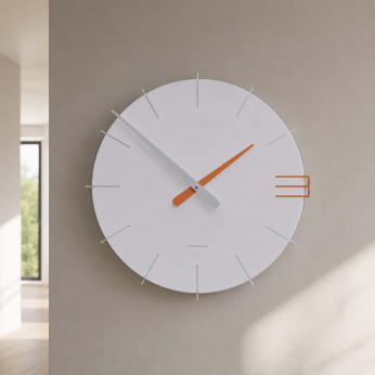 CalleaDesign Orologio da parete rotondo in legno dal design moderno Mike