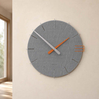 CalleaDesign Orologio da parete rotondo in legno dal design moderno Mike