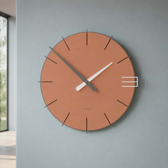 CalleaDesign Orologio da parete rotondo in legno dal design moderno Mike