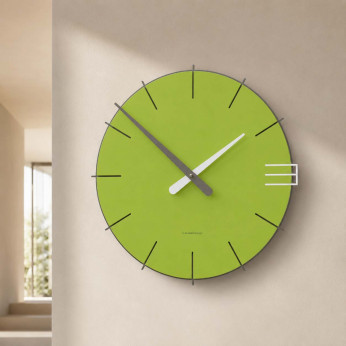 CalleaDesign Orologio da parete rotondo in legno dal design moderno Mike