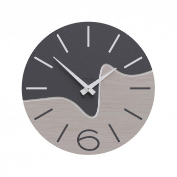 CalleaDesign Orologio da parete rotondo in legno dal design moderno Oliver