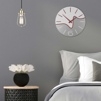 CalleaDesign Orologio da parete rotondo in legno dal design moderno Oliver