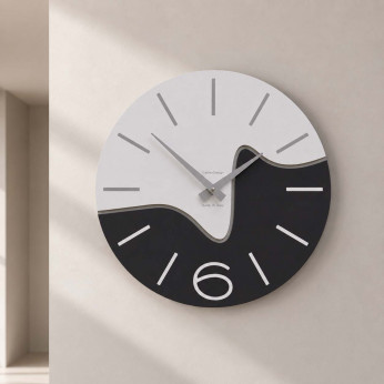CalleaDesign Orologio da parete rotondo in legno dal design moderno Oliver
