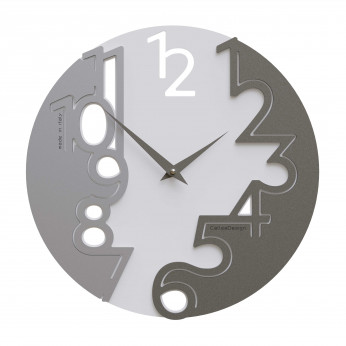 CalleaDesign Orologio da parete rotondo in legno dal design moderno Princess