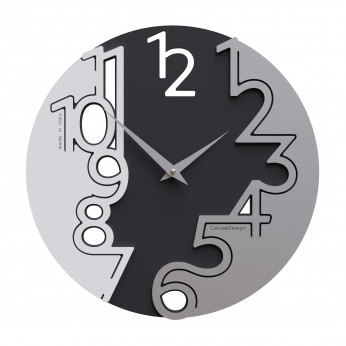 CalleaDesign Orologio da parete rotondo in legno dal design moderno Princess