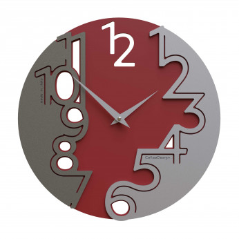 CalleaDesign Orologio da parete rotondo in legno dal design moderno Princess