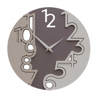 CalleaDesign Orologio da parete rotondo in legno dal design moderno Princess