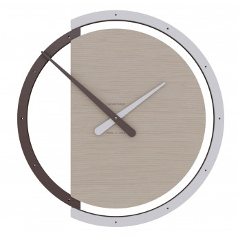 CalleaDesign Orologio da parete rotondo in legno dallo stile moderno ed elegante Zaki