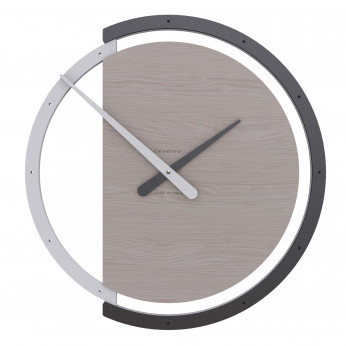 CalleaDesign Orologio da parete rotondo in legno dallo stile moderno ed elegante Zaki