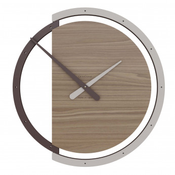CalleaDesign Orologio da parete rotondo in legno dallo stile moderno ed elegante Zaki