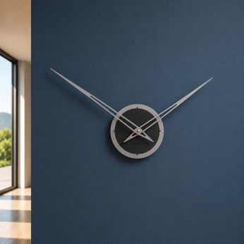 CalleaDesign Orologio da parete senza quadrante con coprimeccanismo in legno Botticelli