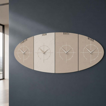 CalleaDesign Orologio da parete con fusi orari Sydney