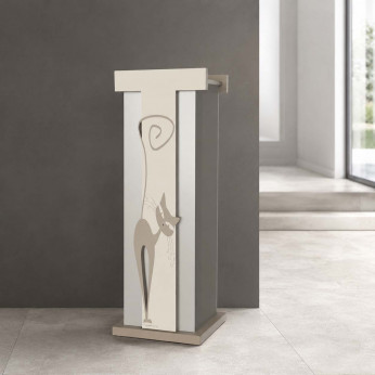 CalleaDesign Porta ombrelli di design moderno in legno Gatti