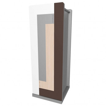 CalleaDesign Portaombrelli in legno dal design moderno e con vaschetta interna Umbrella Holder