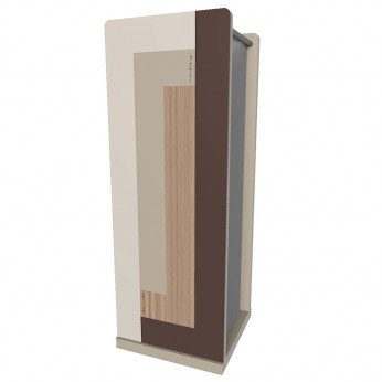 CalleaDesign Portaombrelli in legno dal design moderno e con vaschetta interna Umbrella Holder
