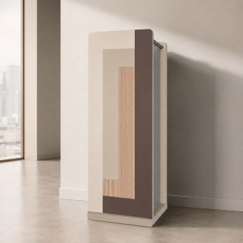 CalleaDesign Portaombrelli in legno dal design moderno e con vaschetta interna Umbrella Holder
