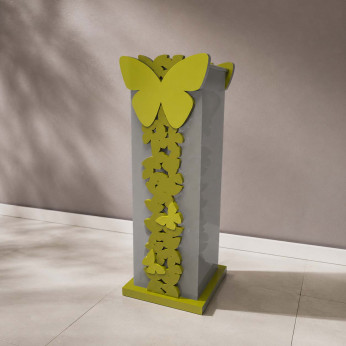 CalleaDesign Portaombrelli per ingresso dal design moderno in legno Farfalla