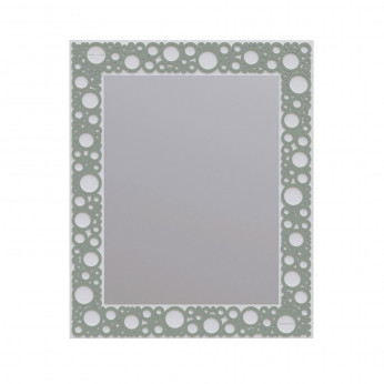 CalleaDesign Specchio da parete con cornice in legno dal design moderno Bollicine