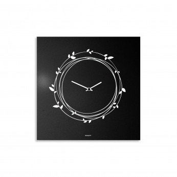 Design Object Orologio da parete in metallo design italiano per salotto e soggiorno "NIDO"