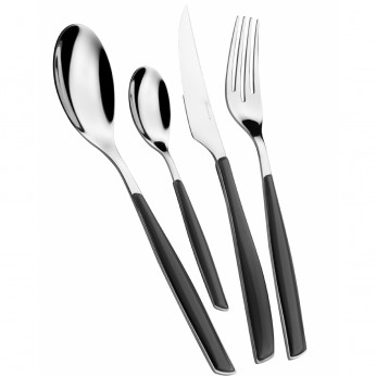 Bugatti Posate da tavola in acciaio set 24pz linea "Glamour"