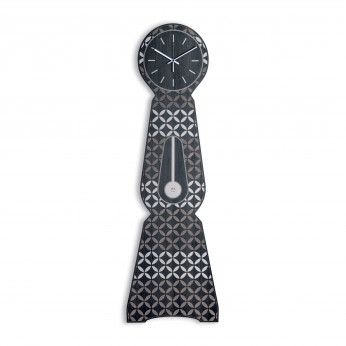 Ves Design Orologio da parete di grandi dimensioni in legno per soggiorno "Moraklocka" Istanti